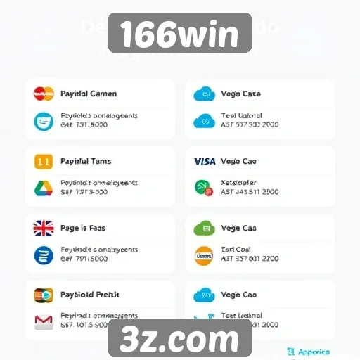 Métodos de pagamento aceitos pelo 166win