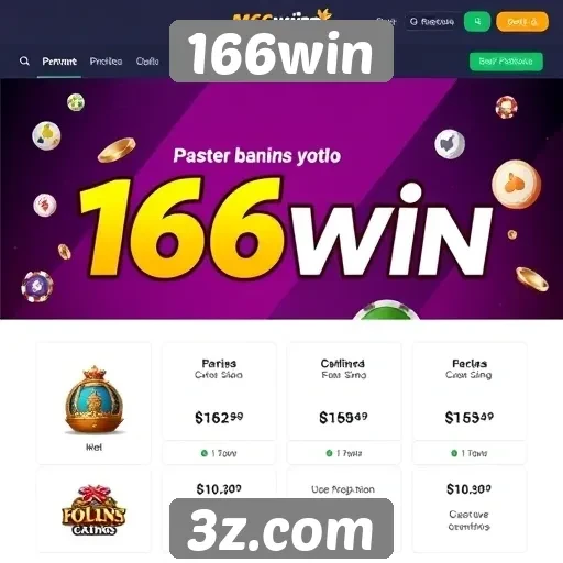 Promoções e bônus disponíveis na plataforma 166win