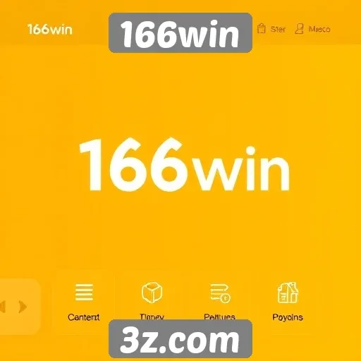 Interface do usuário do 166win em revisão