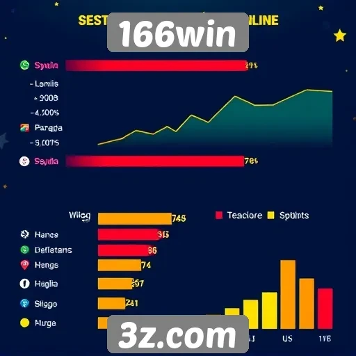 Estatísticas de usuários no site 166win